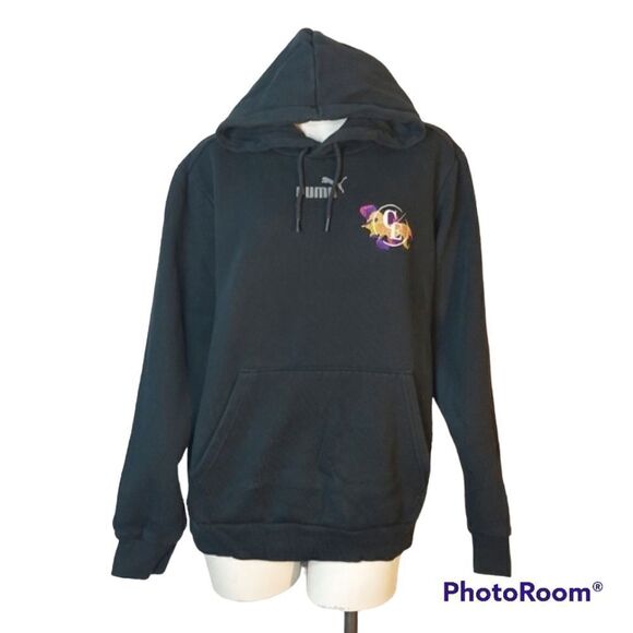 Womans Puma sz Medium Hoodie with Drawstring - Picture 1 of 12